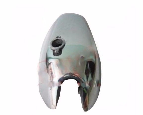 For Norton Fastback Commando Polished Aluminium Gas Fuel Tank Reproduction  