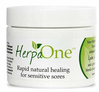 HerpaOne - Rapid Healing for Herpes Sores - All Natural - Lysine and Zinc Formul