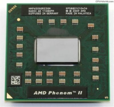 AMD Phenom II X2 P650 2.6GHz 2MB s1 LP HMP650SGR23GM Laptop CPU