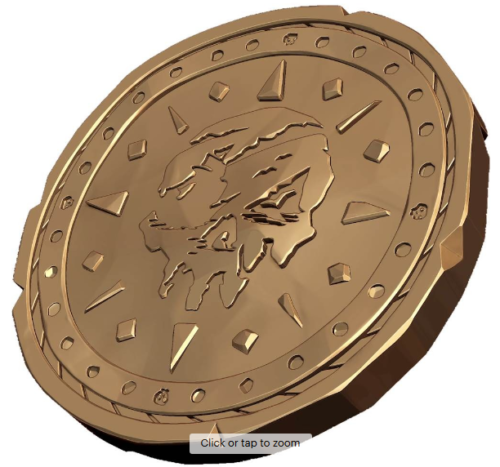 Sea of Thieves Limited Edition Coin 2018 Pre-Order Incentive
