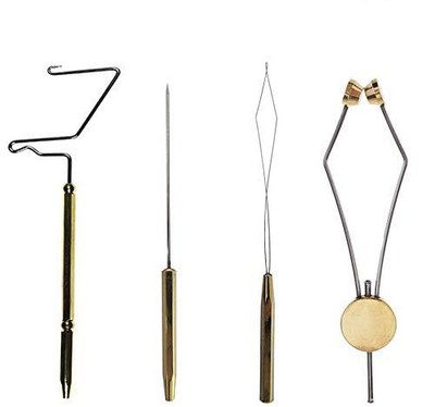 4pc The Most Useful Fly Tying Tools Combo Kit Gift Stainless Steel Fly Tying ...