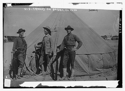 Photo:U.S. troops, on border, El Paso / Bain Coll.