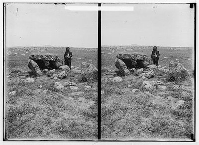 Jordan & Dead Sea, Dolmen in Ajlun 1920s Old Photo