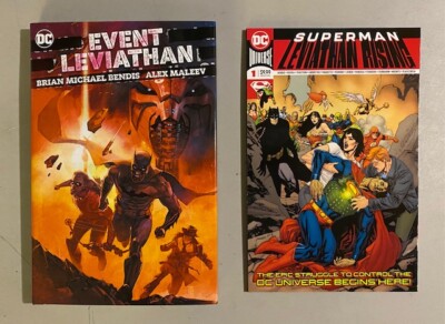 Event Leviathan Hard Cover & Superman Leviathan Rising Special  2 Books Batman