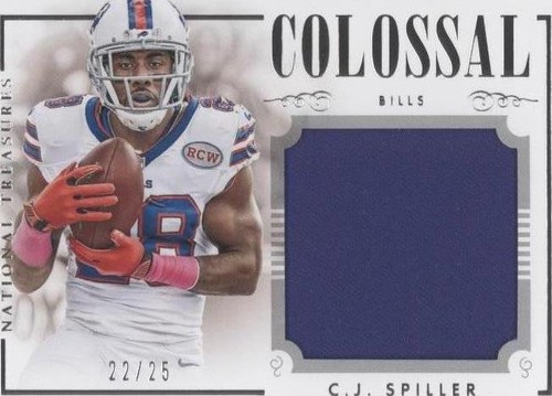 2014 Panini National Treasures C.J. Spiller #C-CJ