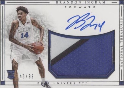 2023-24 Panini National Treasures Brandon Ingram Material