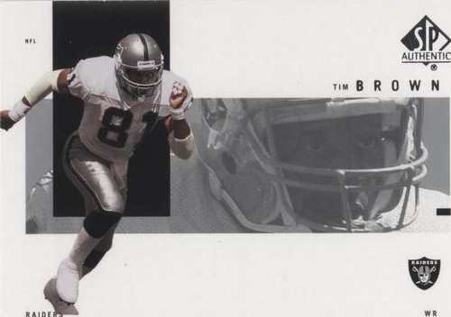 2001 SP Authentic Tim Brown #65