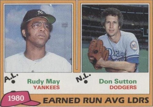 1981 Topps - Don Sutton Rudy May #7
