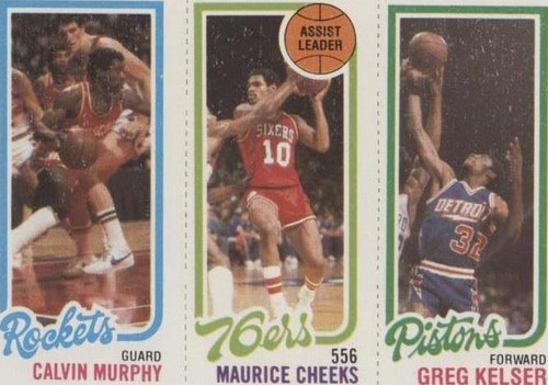 1980-81 Topps - Maurice Cheeks/Greg Kelser/Calvin Murphy #87-176-108
