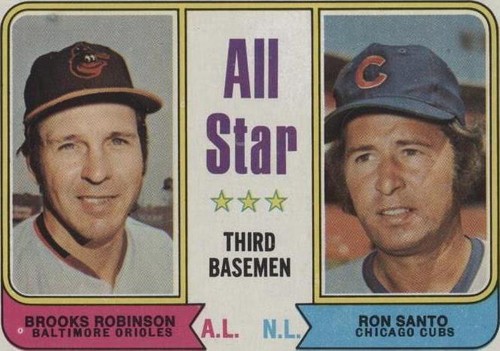 1974 Topps - Brooks Robinson Ron Santo #334
