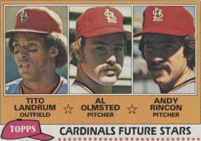1981 Topps - Al Olmsted Andy Rincon Tito Landrum #244