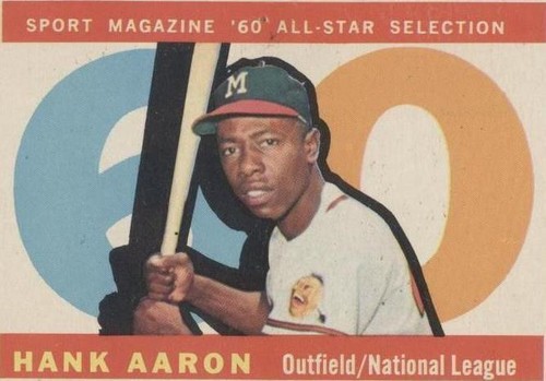 1960 Topps - Hank Aaron #566