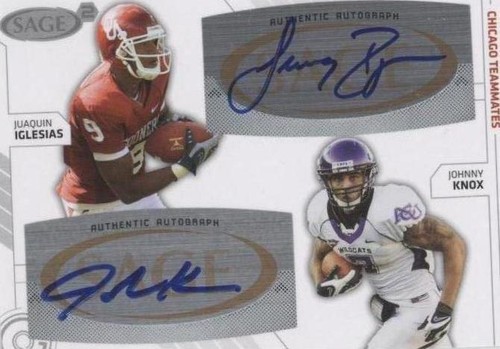 2009 SAGE Squared Johnny Knox Juaquin Iglesias #SA-40