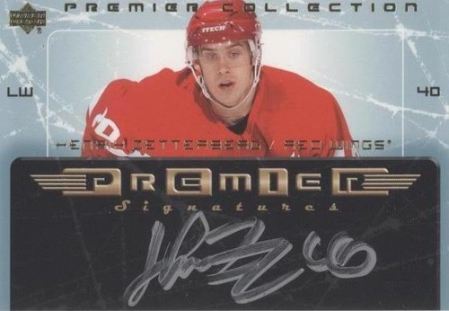 03-04 Upper Deck Premier Collection #PS-HZ Henrik Zetterberg 03-04 Upper Deck Premier Collection #PS-HZ Henrik Zetterberg