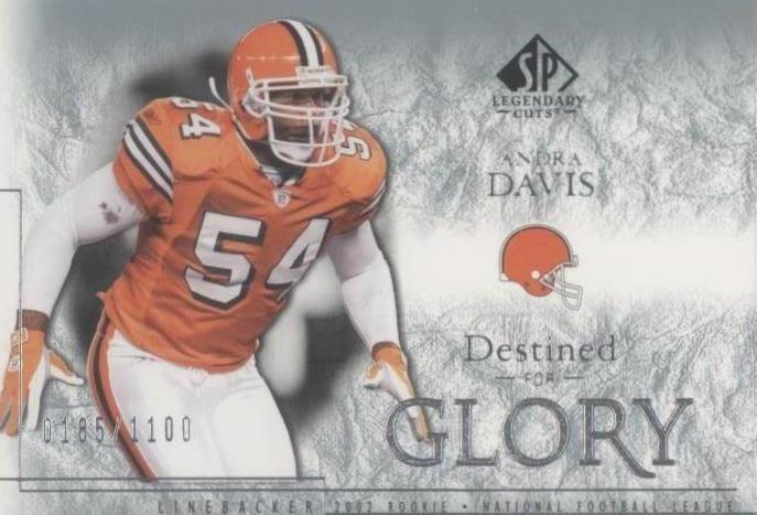 2002 SP Legendary Cuts Andra Davis #153
