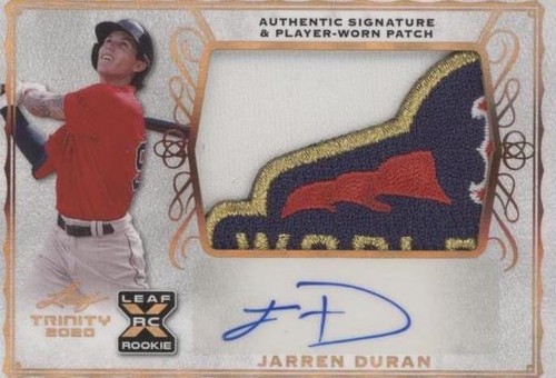 2020 Leaf Trinity - Jarren Duran #PA-JD3