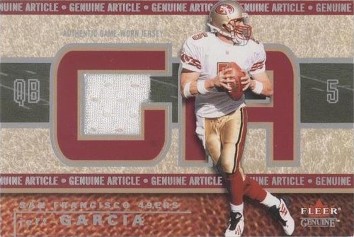 2002 Fleer Genuine Jeff Garcia #GA-JG