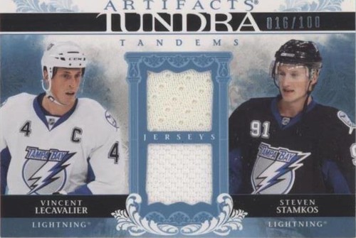 2009-10 Upper Deck Artifacts - Steven Stamkos Vincent Lecavalier #TT-LS