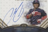 2018 Topps Tier One - Francisco Lindor #TTA-FLI