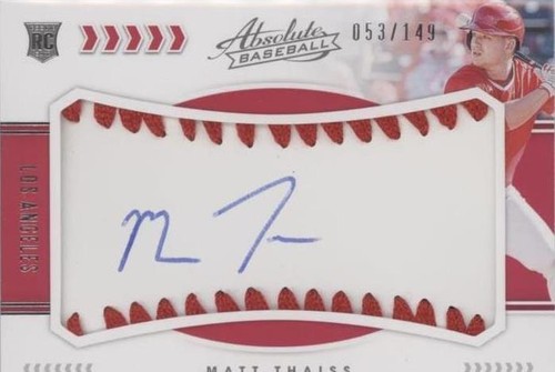 2020 Panini Absolute - Matt Thaiss #121
