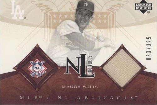 2005 Upper Deck Artifacts - Maury Wills #NL-MW