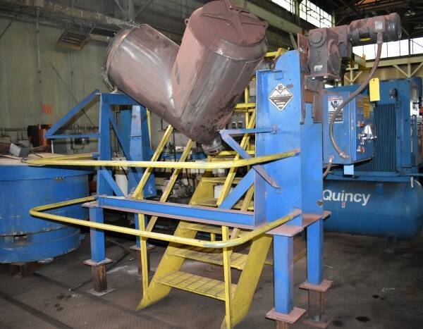 10 CU FT PATTERSON-KELLY STAINLESS-STEEL TWIN SHELL DRY V-BLENDER - #28620