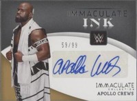 2022 Panini Immaculate Collection WWE - Apollo Crews #II-ACR
