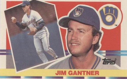 1990 Topps Big - Jim Gantner #124