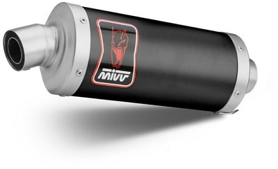 B.033.LDKB - Exhaust muffler Mivv DAKAR Black BMW F 750 / 850 GS (18-24)