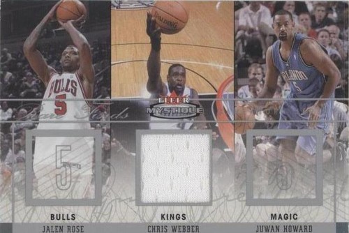 2003-04 Fleer Mystique - Juwan Howard/Chris Webber/Jalen Rose #RF-CW