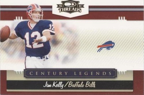 2007 Donruss Threads Jim Kelly #CL-6