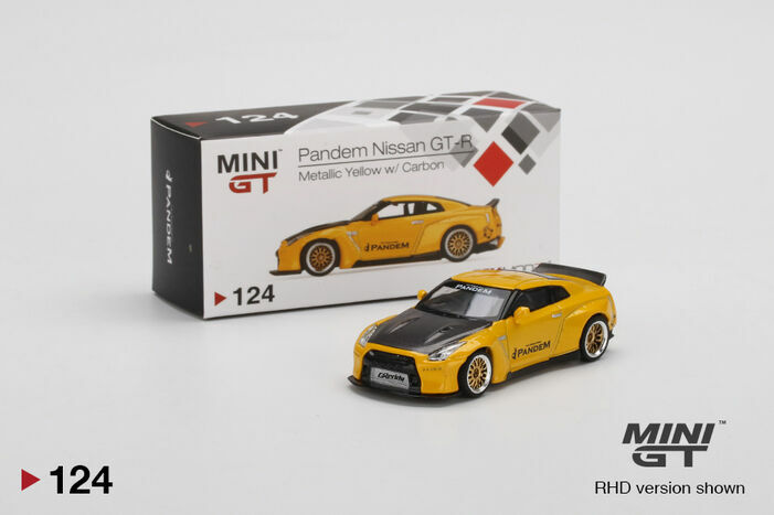 MINIGT パンデム　日産　GT-R R35 メタリックブルー MINIGT.com – Welcome to the World of 1:64!