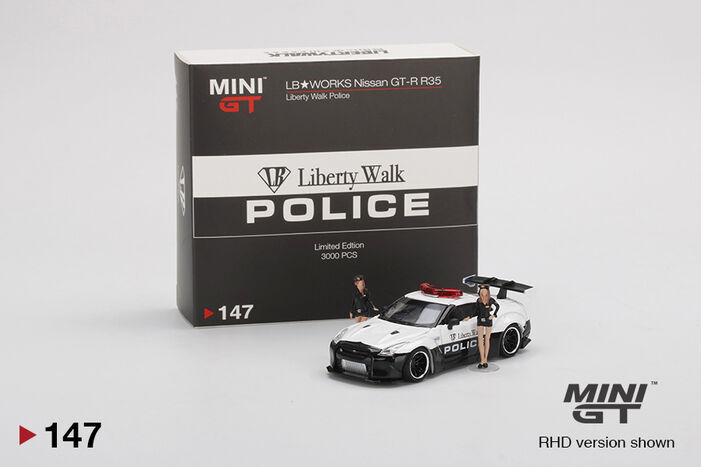 minigt / 1/64 LB★WORKS R35 Type1“Police” MINIGT.com – Welcome to the World of 1:64!