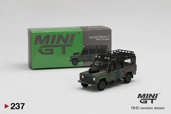 ミニカー MINI GT Land Rover Defender 110 Mini GT 1:64 Land Rover Defender 110 1989 Camel Trophy