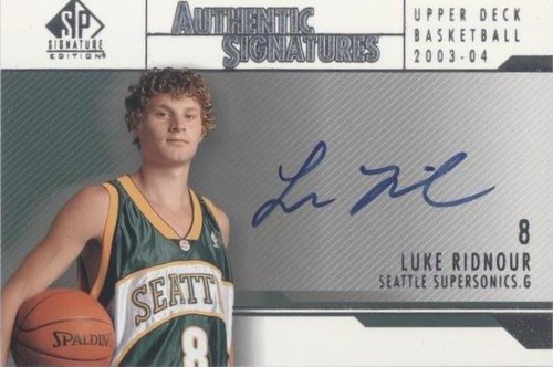 2003-04 SP Signature Edition - Luke Ridnour #AS-LR