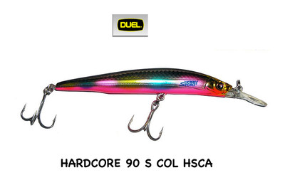 ARTIFICIALE SPINNING DUEL MINNOW HARDCORE 90S col HSCA gr 8 SINK F924