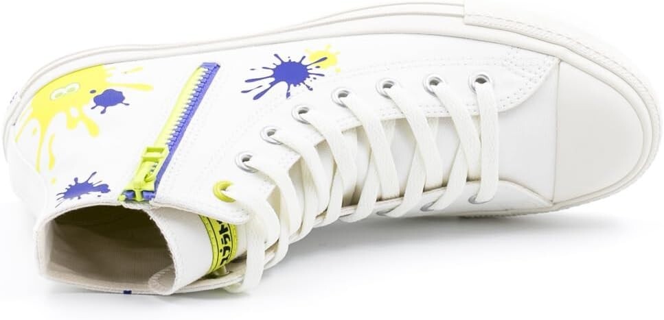 Pre-owned Converse X Splatoon3 Collabo Sneakers All Star Z Hi White 5in-10in Japan