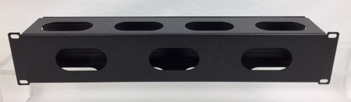 NIOB 1U HINGED HORIZONTAL CABLE MANAGER 190203 BLACK DUCT METAL 19x3.5x3” B832