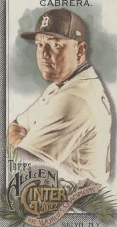 2022 Topps Allen & Ginter - Miguel Cabrera #358