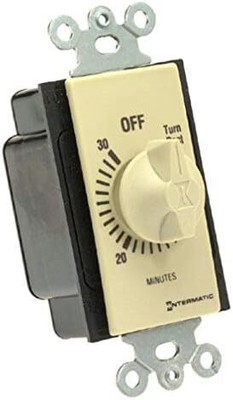 FD60MWC 60-Minute Spring-Wound In-Wall Countdown Timer Switch for Auto-Off contr