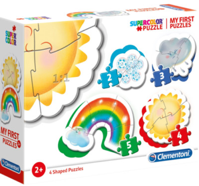 Puzzle 4w1. Moje Pierwsze Puzzle. Zjawiska Atmosferyczne