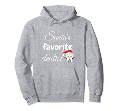 Santa's Favorite Dentist Christmas Gift Hoodiefrom JP