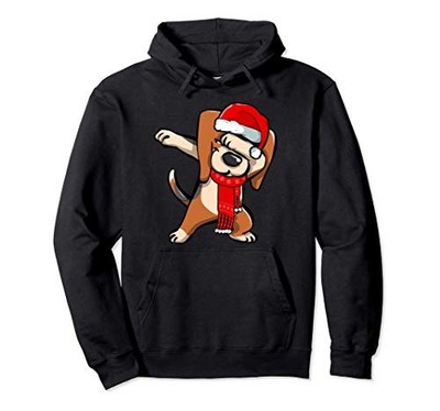 Lustiger Dabbing Beagle Hoodie Lustiges Beagle Weihnachtskostüm Geschenk für ...