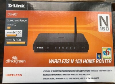 D-Link N150 Home 150 Mbps 4-Port 10/100 Wireless N Router (DIR-601)