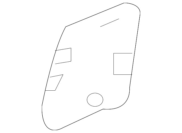 Genuine GM Ebony Front Seat Adjuster Finish Cover 15214530