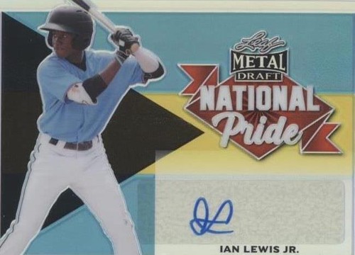 2021 Leaf Metal Draft - Ian Lewis #NP-IL1