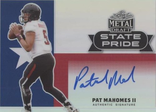 2017 Leaf Metal Draft Patrick Mahomes II #SP-PM1
