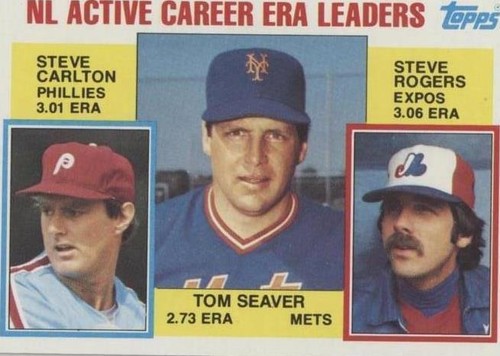 1984 Topps - Steve Carlton Steve Rogers Tom Seaver #708