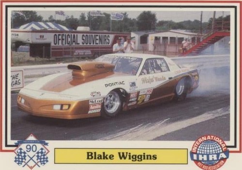 1990 Checkered Flag IHRA - Blake Wiggins #39
