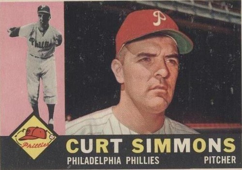 1960 Topps - Curt Simmons #451